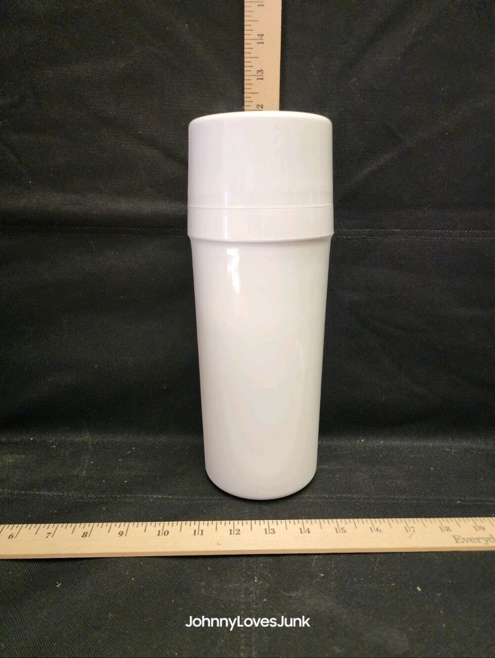 Vintage Aladdin’s Unbreakable Thermal Bottle Almond #840 Hot Cold USA New